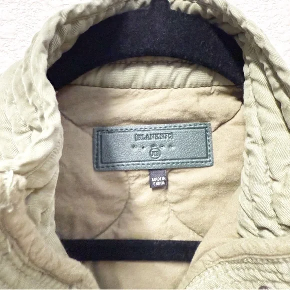 NEW Blank NYC Green Quilted Bomber Jacket XS NWT - Picture 2 of 4